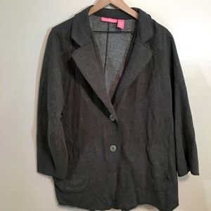 Woman Within Soft Blazer Style Sweater, 1X